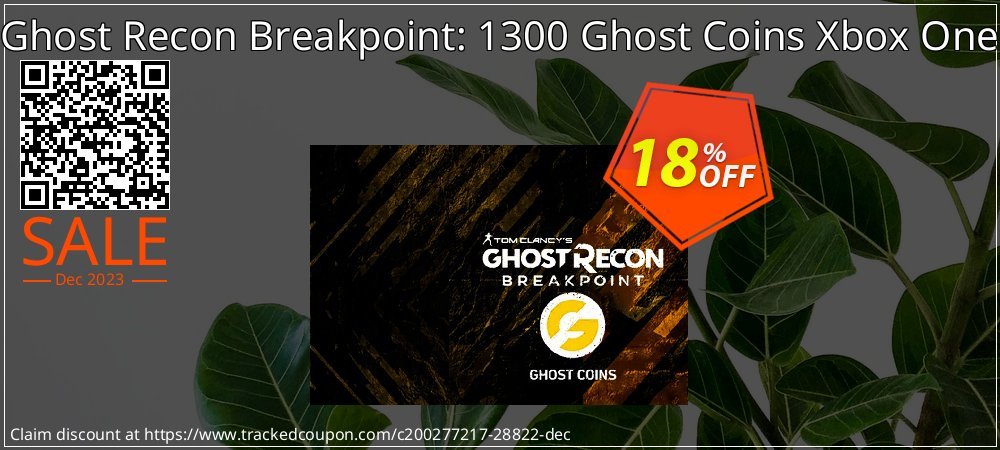 Ghost Recon Breakpoint: 1300 Ghost Coins Xbox One coupon on Working Day promotions