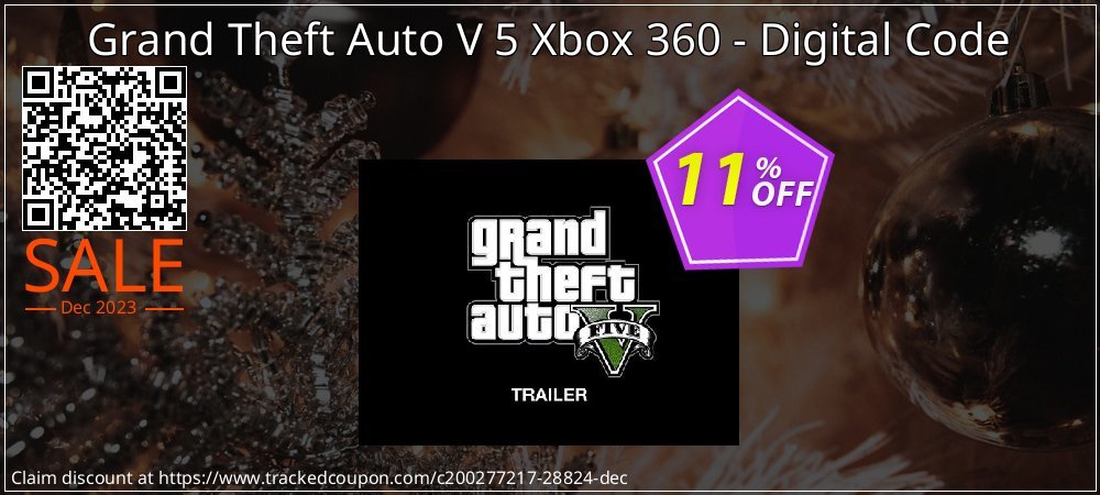 Grand Theft Auto V 5 Xbox 360 - Digital Code coupon on Tell a Lie Day sales