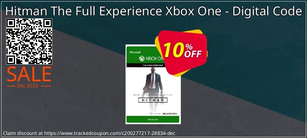 Hitman The Full Experience Xbox One - Digital Code coupon on World Password Day offer