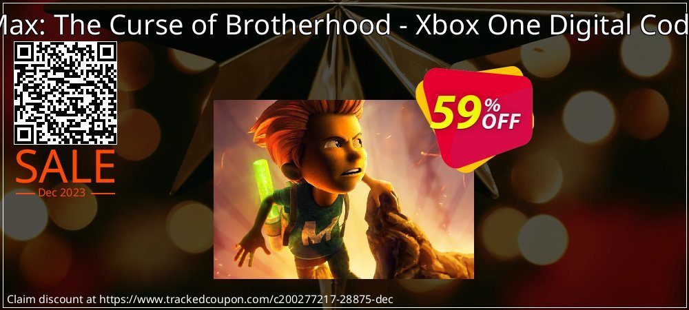 Max: The Curse of Brotherhood - Xbox One Digital Code coupon on National Walking Day super sale