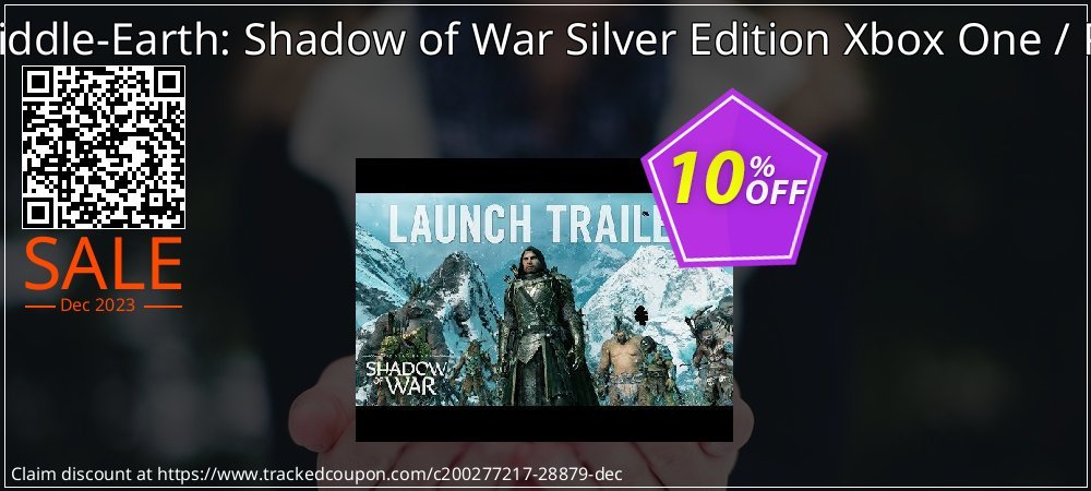 Middle-Earth: Shadow of War Silver Edition Xbox One / PC coupon on April Fools' Day sales