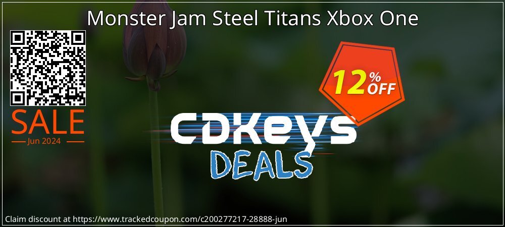 Monster Jam Steel Titans Xbox One coupon on National Pizza Party Day offer