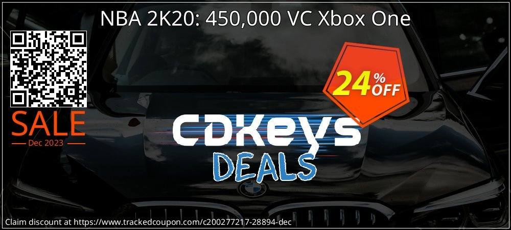 NBA 2K20: 450,000 VC Xbox One coupon on Tell a Lie Day discounts