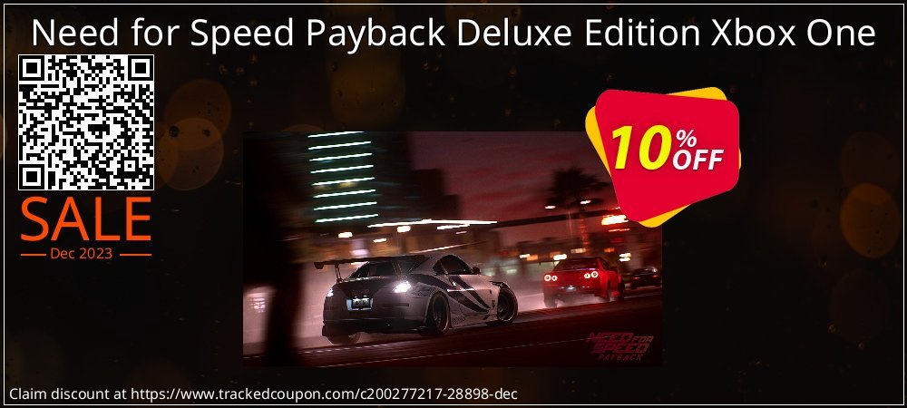 Need for Speed Payback Deluxe Edition Xbox One coupon on Easter Day offer