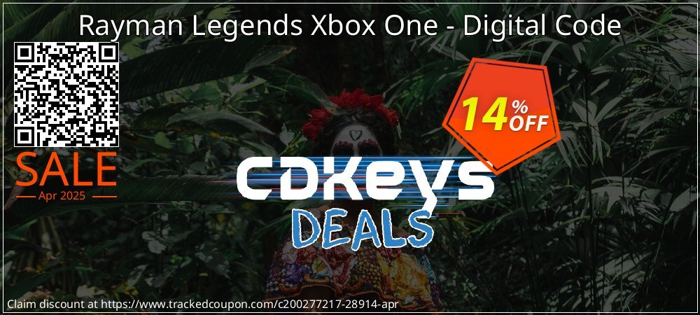 Rayman Legends Xbox One - Digital Code coupon on World Password Day deals