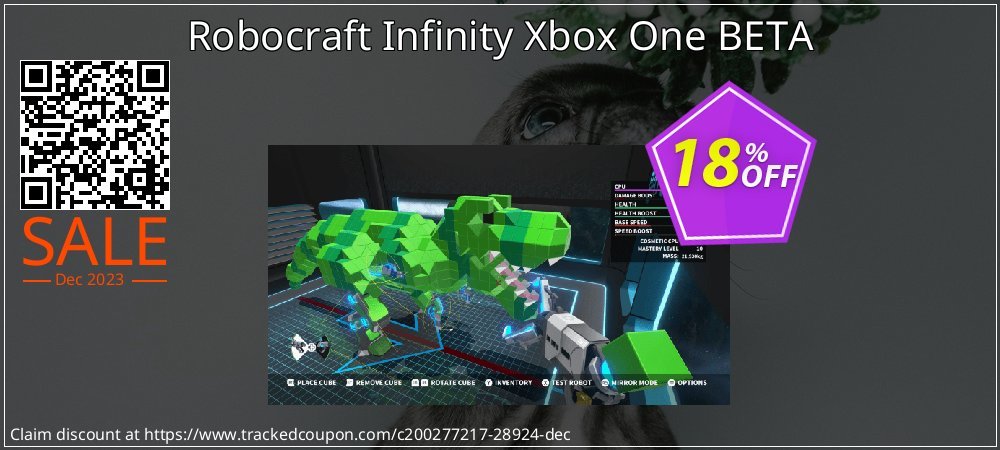 Robocraft Infinity Xbox One BETA coupon on Tell a Lie Day deals