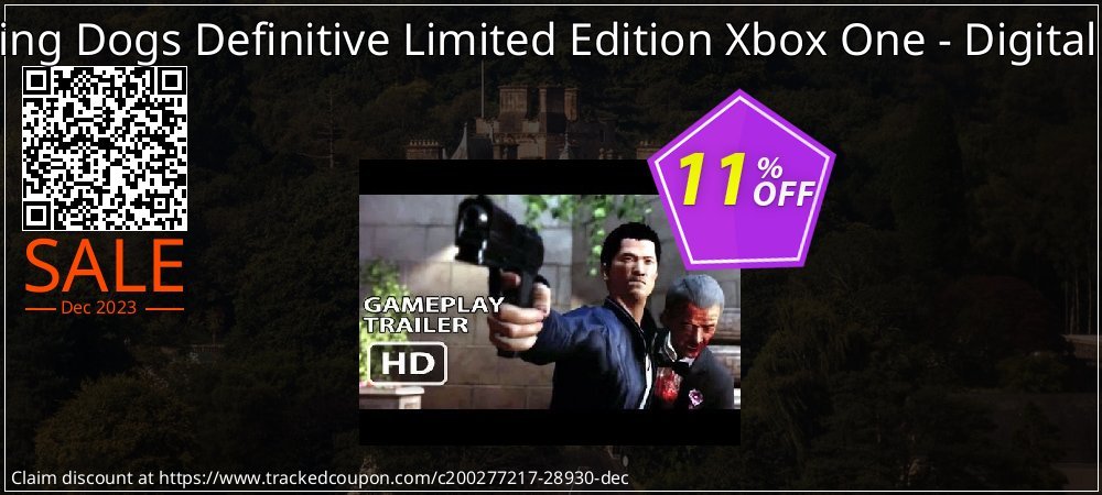 Sleeping Dogs Definitive Limited Edition Xbox One - Digital Code coupon on World Backup Day super sale