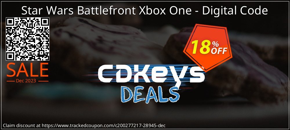 Star Wars Battlefront Xbox One - Digital Code coupon on National Walking Day offering discount