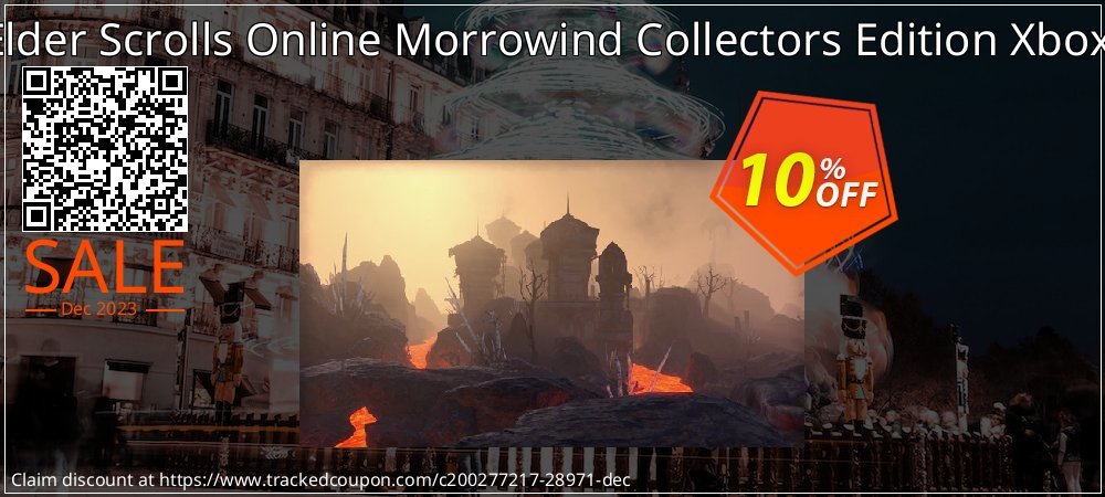 The Elder Scrolls Online Morrowind Collectors Edition Xbox One coupon on Palm Sunday offer