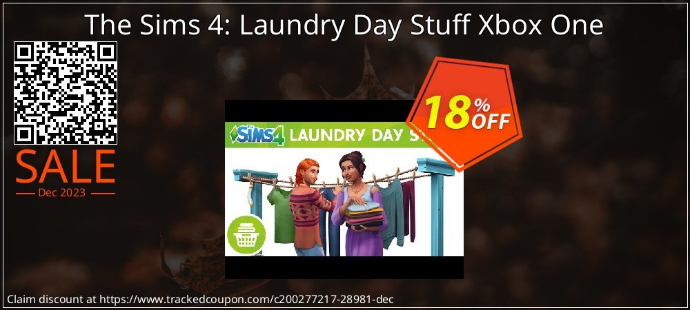 The Sims 4: Laundry Day Stuff Xbox One coupon on World Party Day offering discount