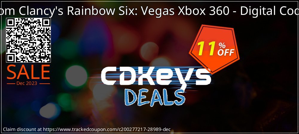 Tom Clancy's Rainbow Six: Vegas Xbox 360 - Digital Code coupon on World Password Day offering discount