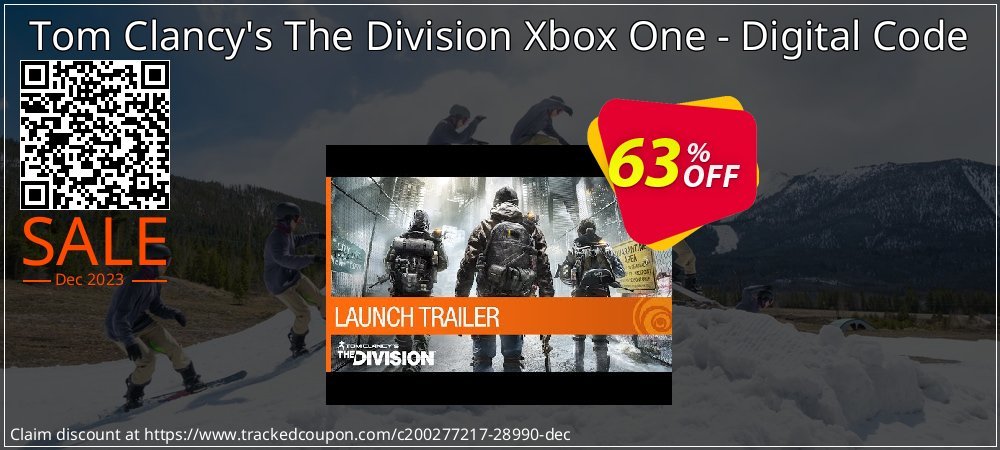 Tom Clancy's The Division Xbox One - Digital Code coupon on National Walking Day offering discount