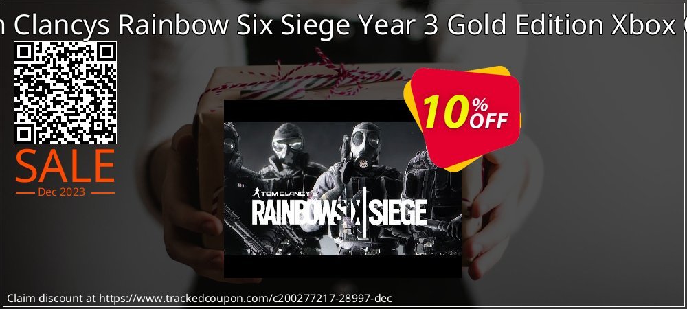 Tom Clancys Rainbow Six Siege Year 3 Gold Edition Xbox One coupon on April Fools' Day offer