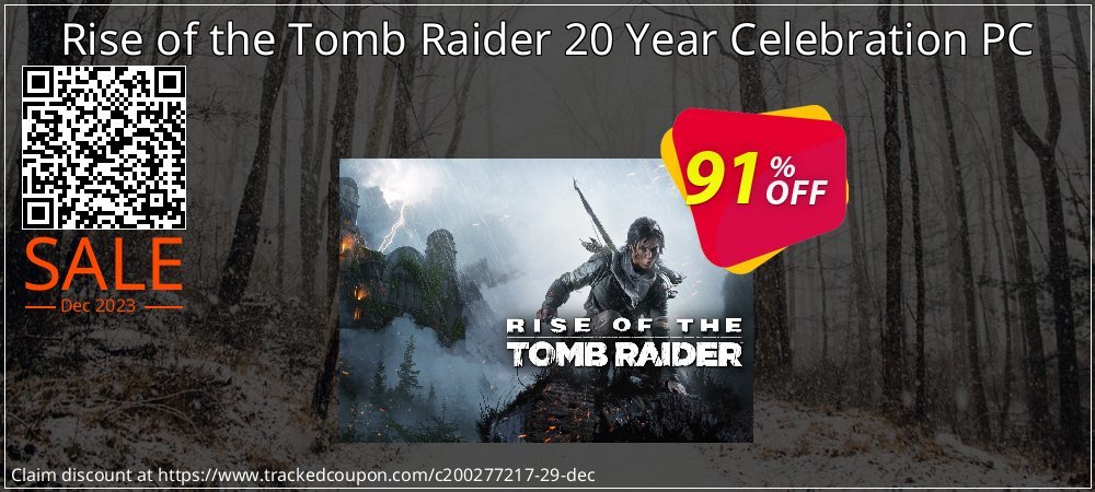 Rise of the Tomb Raider 20 Year Celebration PC coupon on Tell a Lie Day offering sales