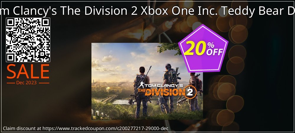 Tom Clancy's The Division 2 Xbox One Inc. Teddy Bear DLC coupon on National Walking Day offering sales