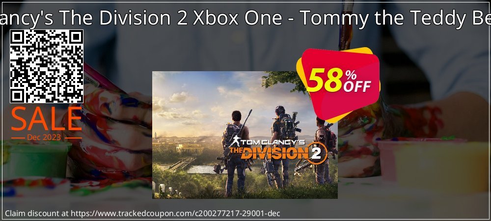 Tom Clancy's The Division 2 Xbox One - Tommy the Teddy Bear DLC coupon on World Party Day super sale