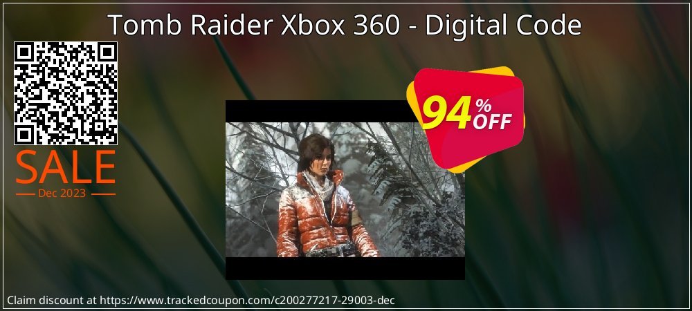Tomb Raider Xbox 360 - Digital Code coupon on Easter Day promotions