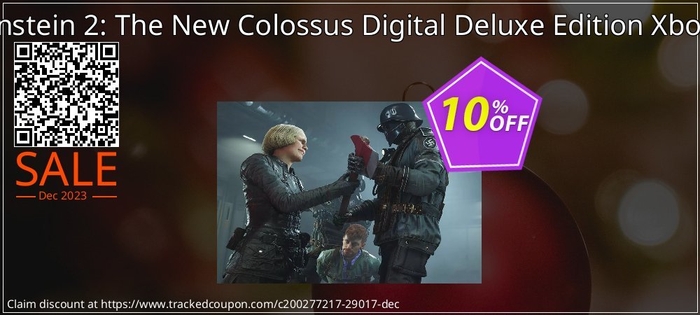 Wolfenstein 2: The New Colossus Digital Deluxe Edition Xbox One coupon on April Fools' Day offering discount