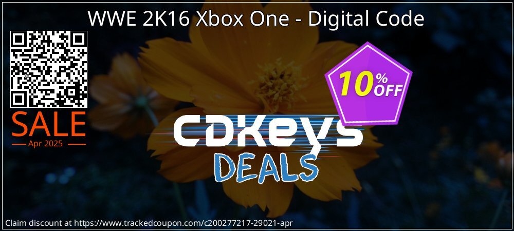 WWE 2K16 Xbox One - Digital Code coupon on World Party Day promotions