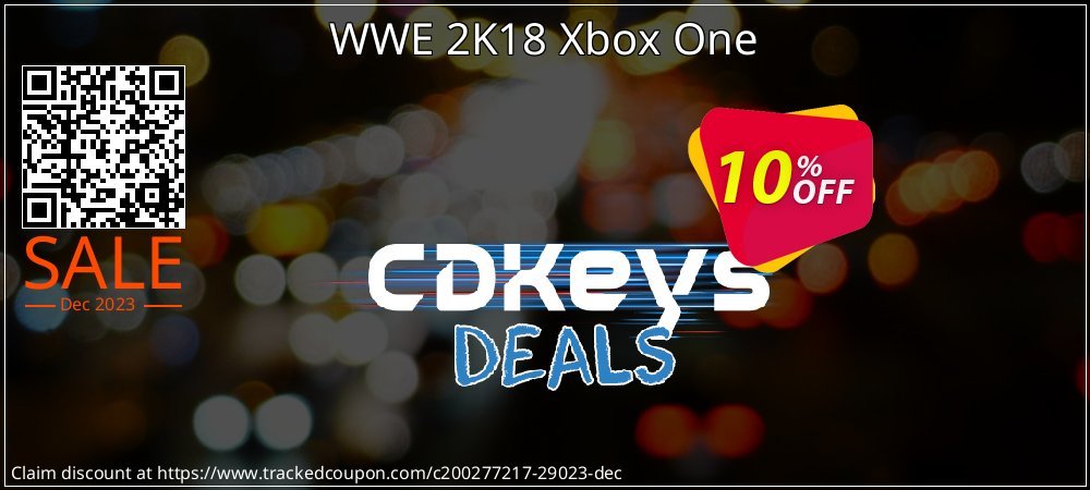 WWE 2K18 Xbox One coupon on Easter Day deals