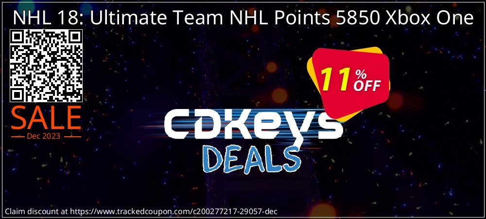 NHL 18: Ultimate Team NHL Points 5850 Xbox One coupon on April Fools' Day promotions