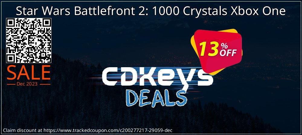 Star Wars Battlefront 2: 1000 Crystals Xbox One coupon on Tell a Lie Day deals