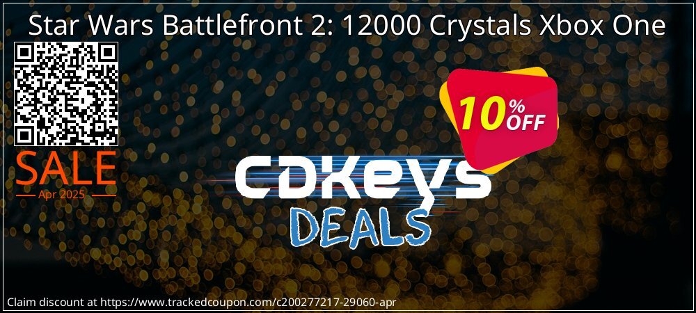 Star Wars Battlefront 2: 12000 Crystals Xbox One coupon on World Backup Day deals