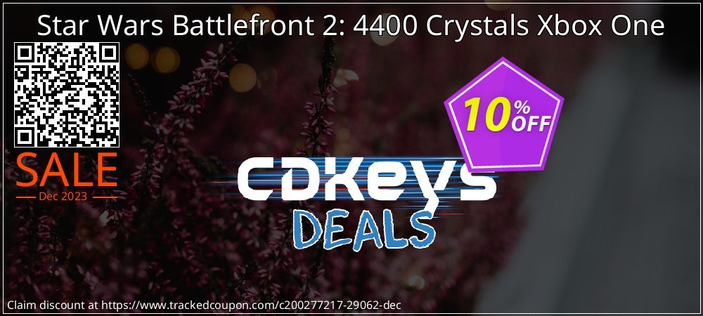 Star Wars Battlefront 2: 4400 Crystals Xbox One coupon on April Fools' Day offering discount
