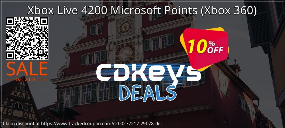 Xbox Live 4200 Microsoft Points - Xbox 360  coupon on Constitution Memorial Day discount