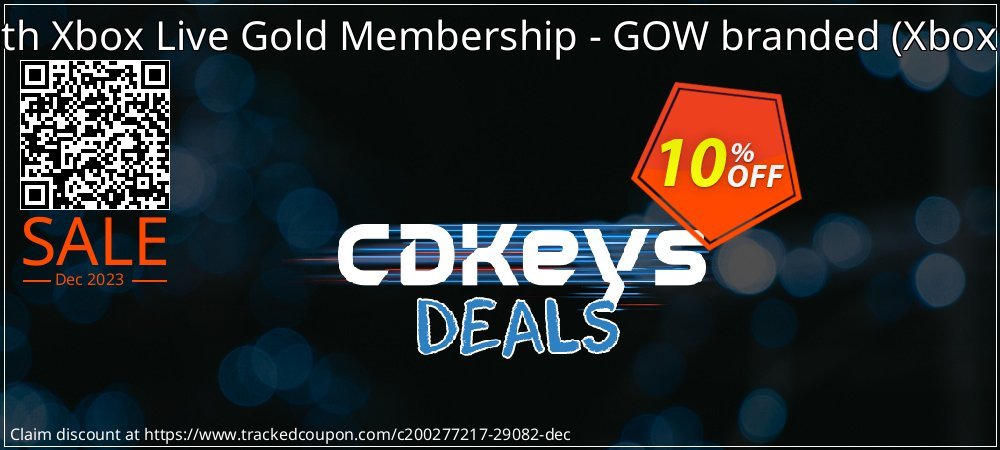 3 + 1 Month Xbox Live Gold Membership - GOW branded - Xbox One/360  coupon on April Fools' Day super sale