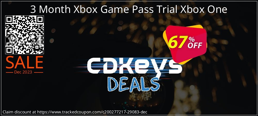 3 Month Xbox Game Pass Trial Xbox One coupon on Easter Day discounts