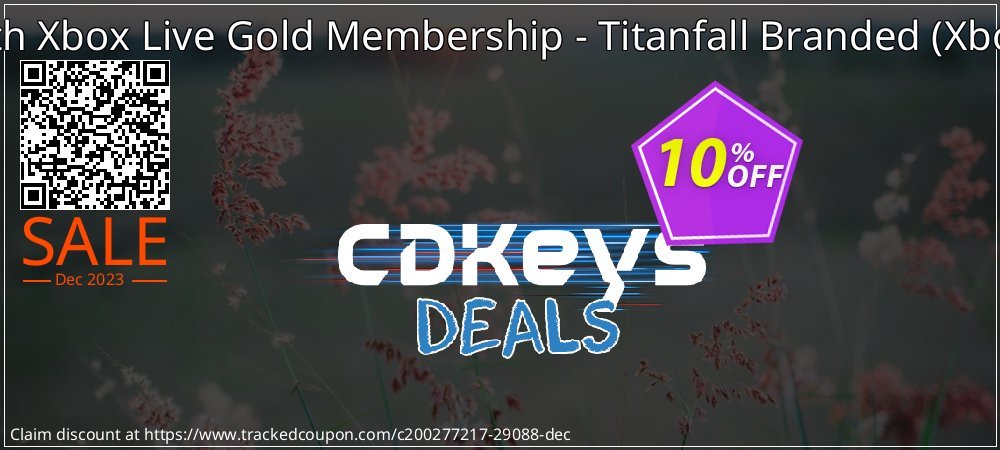 12 + 1 Month Xbox Live Gold Membership - Titanfall Branded - Xbox One/360  coupon on Constitution Memorial Day offering discount