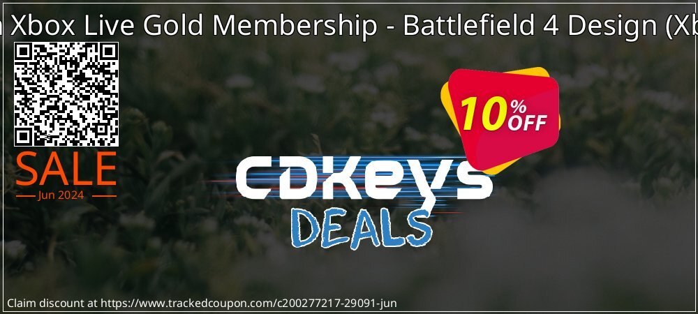 12 + 1 Month Xbox Live Gold Membership - Battlefield 4 Design - Xbox One/360  coupon on World Whisky Day discounts