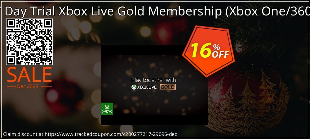 7 Day Trial Xbox Live Gold Membership - Xbox One/360  coupon on World Party Day offer
