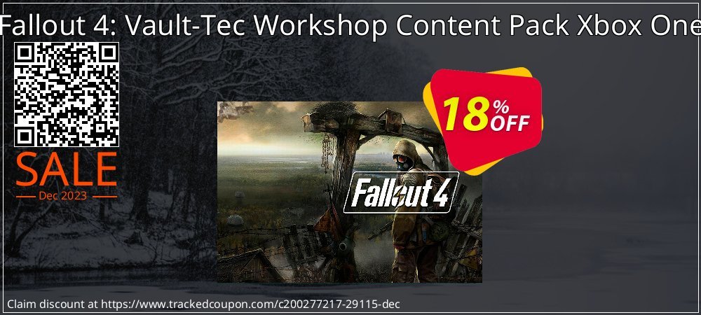 Fallout 4: Vault-Tec Workshop Content Pack Xbox One coupon on World Backup Day offer