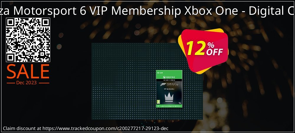 Forza Motorsport 6 VIP Membership Xbox One - Digital Code coupon on Easter Day offer