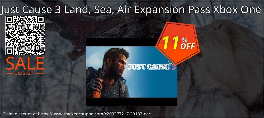Just Cause 3 Land, Sea, Air Expansion Pass Xbox One coupon on Virtual Vacation Day offer