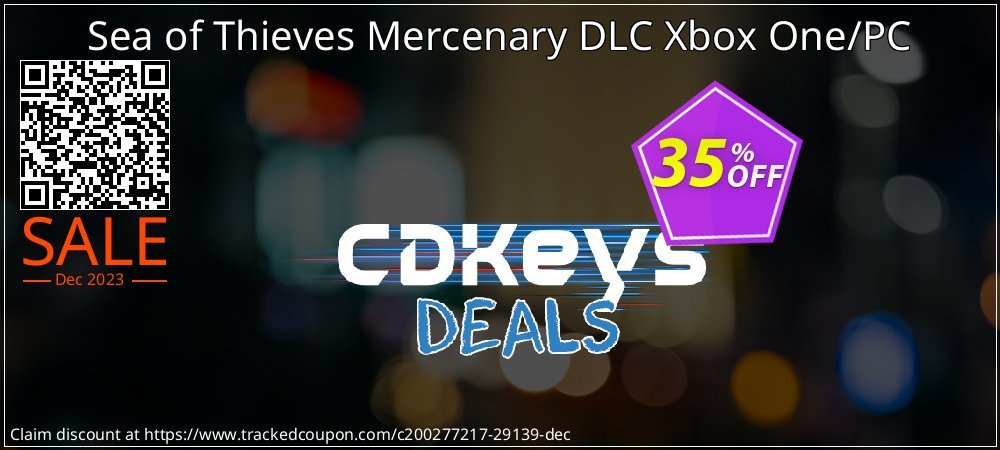 Sea of Thieves Mercenary DLC Xbox One/PC coupon on April Fools' Day promotions