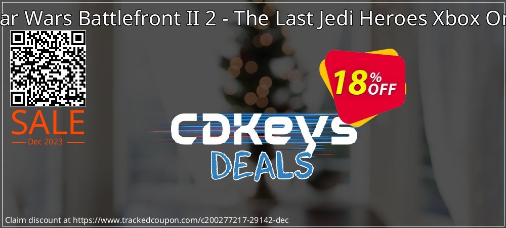Star Wars Battlefront II 2 - The Last Jedi Heroes Xbox One coupon on April Fools Day offer