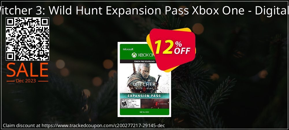The Witcher 3: Wild Hunt Expansion Pass Xbox One - Digital Code coupon on World Backup Day offering sales