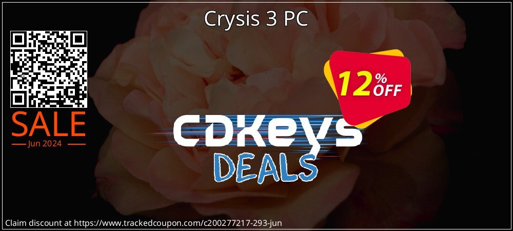 Crysis 3 PC coupon on National Pizza Party Day sales