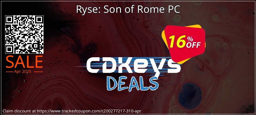 Ryse: Son of Rome PC coupon on National Walking Day discounts