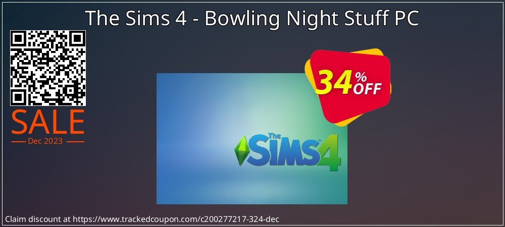 The Sims 4 - Bowling Night Stuff PC coupon on April Fools' Day offer