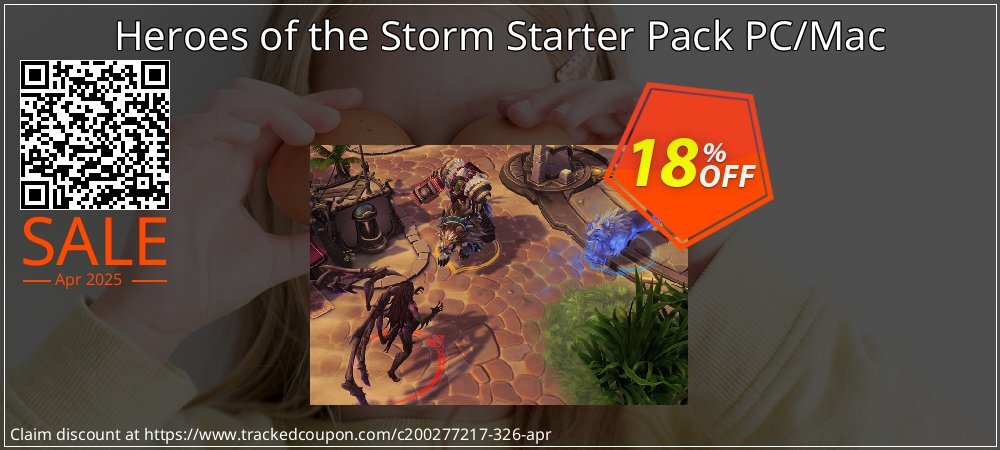 Heroes of the Storm Starter Pack PC/Mac coupon on World Party Day offering sales