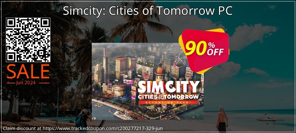 Simcity: Cities of Tomorrow PC coupon on National Smile Day sales