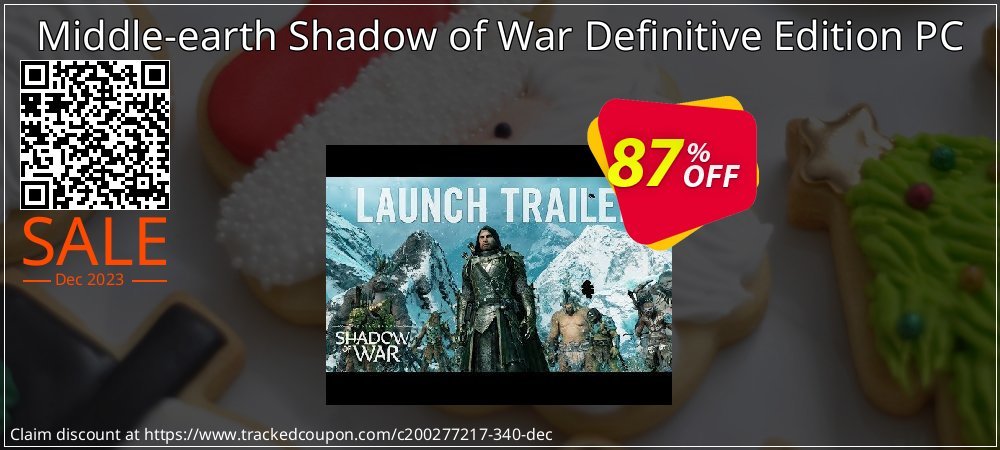 Middle-earth Shadow of War Definitive Edition PC coupon on National Walking Day deals