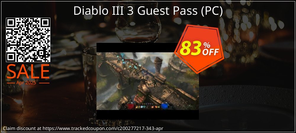 Diablo III 3 Guest Pass - PC  coupon on Easter Day offering discount