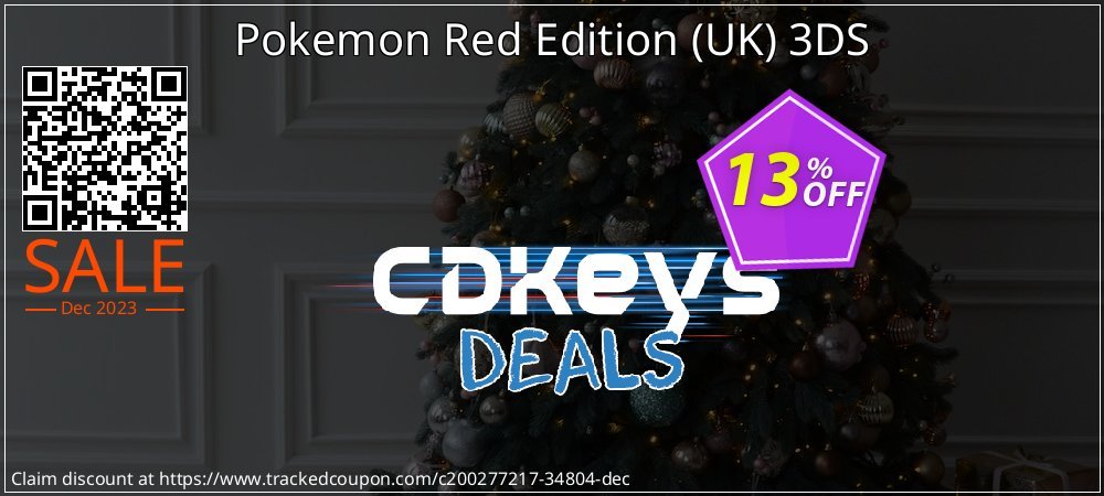 Pokemon Red Edition - UK 3DS coupon on Tell a Lie Day offering discount