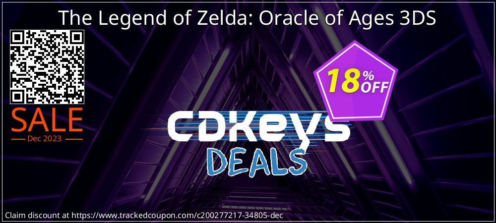 The Legend of Zelda: Oracle of Ages 3DS coupon on National No Smoking Day offering discount