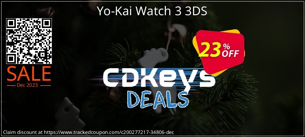 Yo-Kai Watch 3 3DS coupon on World Party Day super sale